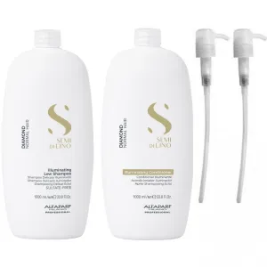 Alfaparf Milano Semi Di Lino Diamond Illuminating Shampoo & Conditioner Twin 2 x 1000ml