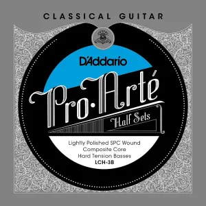 D'Addario LCH-3B Pro-Arte Classical Guitar Half Set - Hard Tension