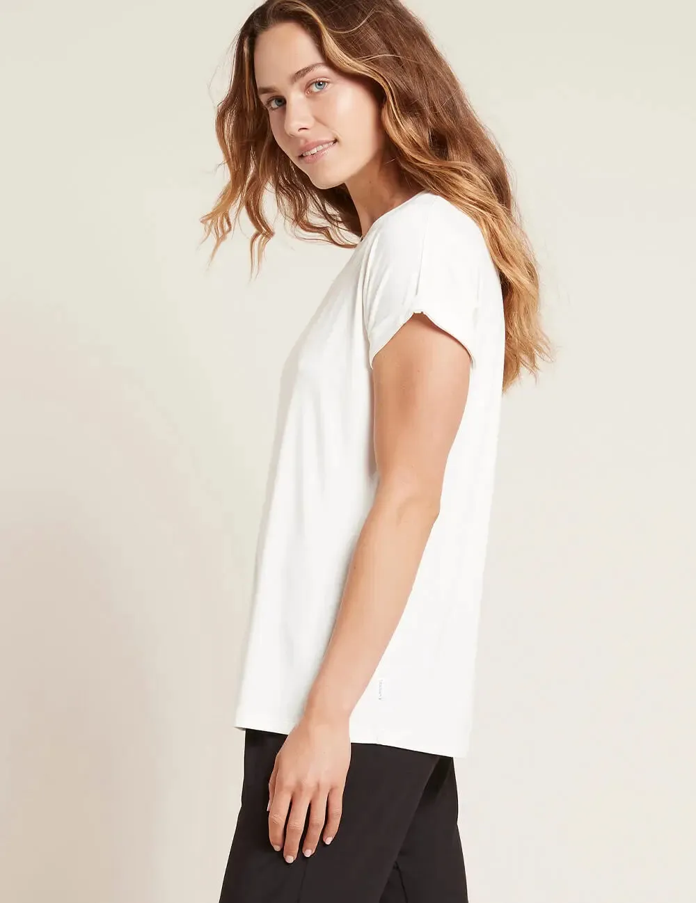 Downtime Natural White Lounge Top