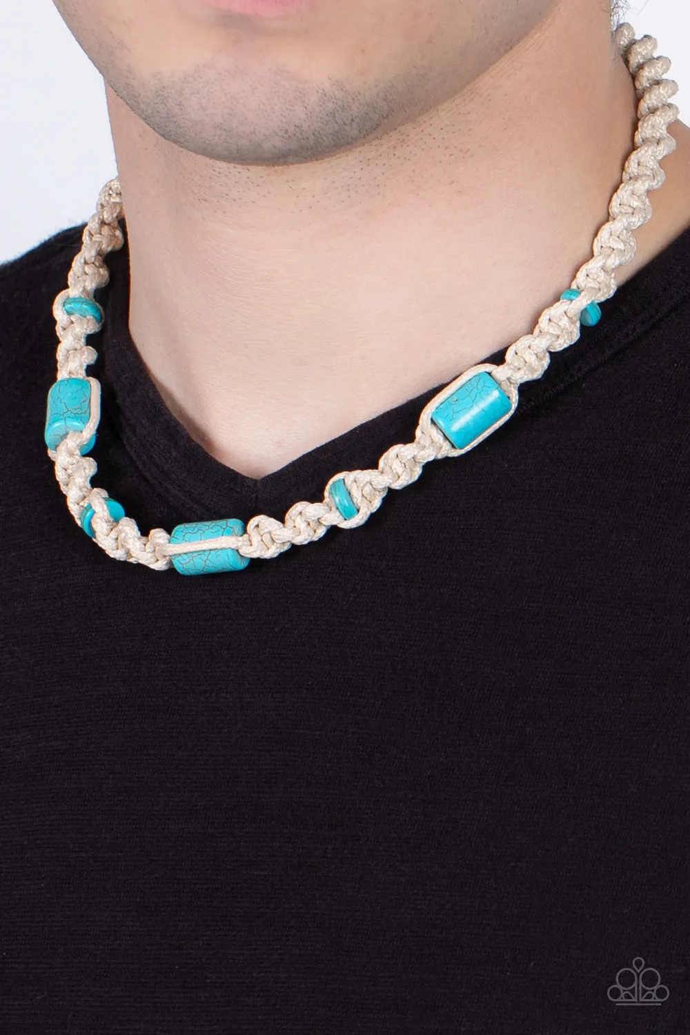 Explorer Exclusive - Blue Necklace - Paparazzi Accessories