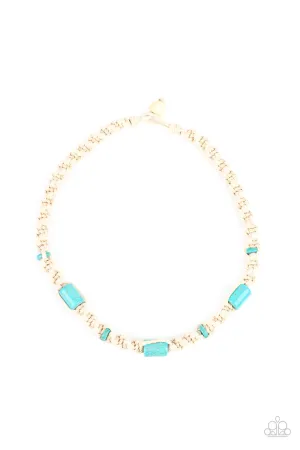 Explorer Exclusive - Blue Necklace - Paparazzi Accessories
