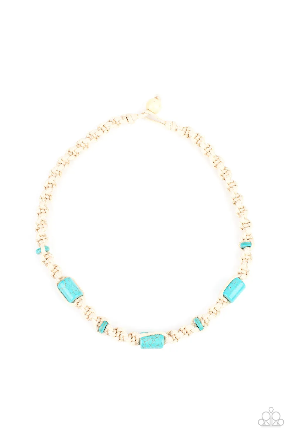 Explorer Exclusive - Blue Necklace - Paparazzi Accessories