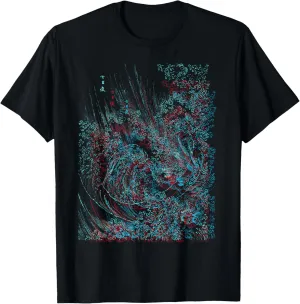 Famous Vintage Japanese Fine Art: Ocean Wave Hokusai Stylish T-Shirt