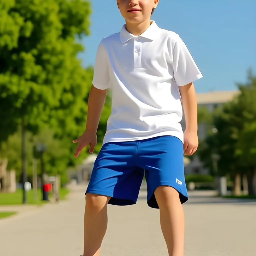 INGEAR Boys Golf Polo Short Sleeve Shirts Performance Active Wear Polo for Tennis and Casual Wear Versatile Boys Polo Shirts