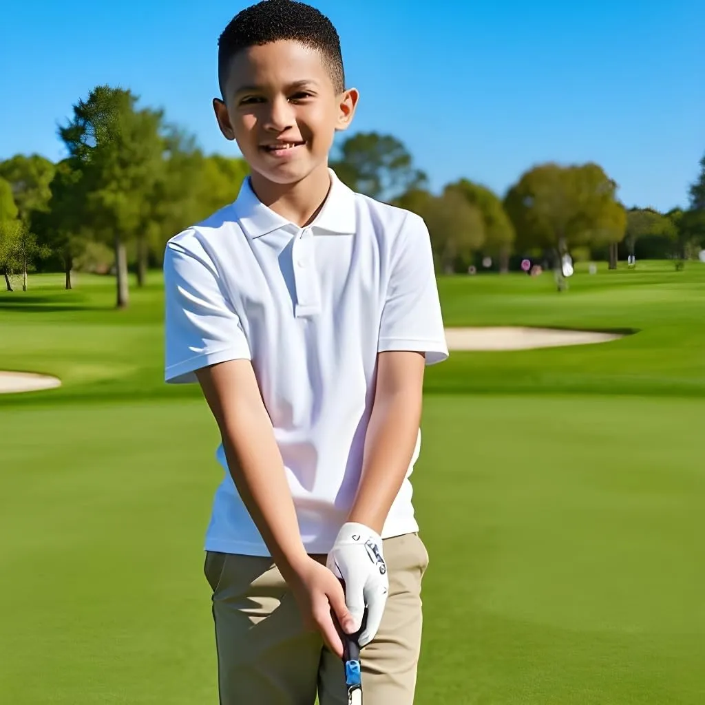 INGEAR Boys Golf Polo Short Sleeve Shirts Performance Active Wear Polo for Tennis and Casual Wear Versatile Boys Polo Shirts