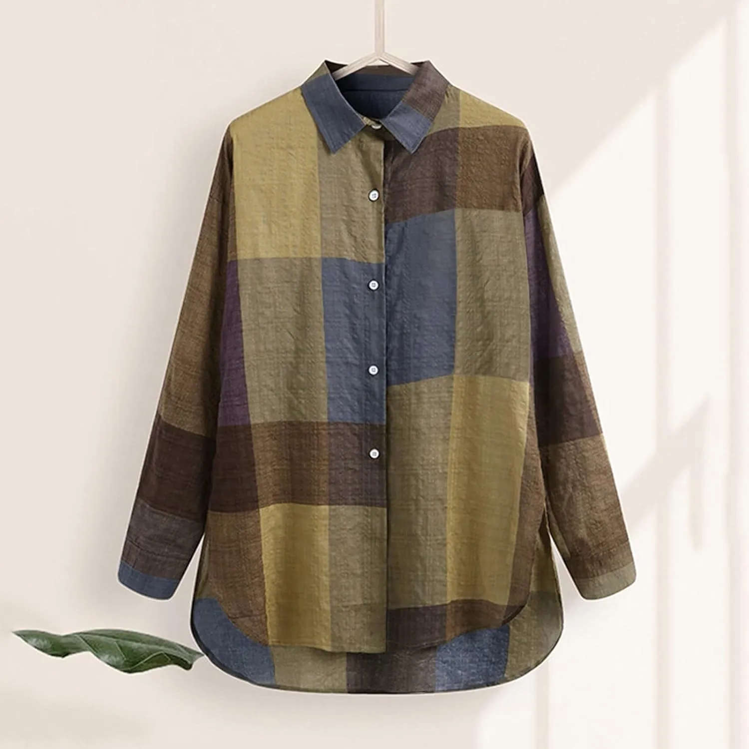 Linen Blouse Embroidered Shirt Summer Loose Hooded Top Womens Blouse Womens Blouses Long