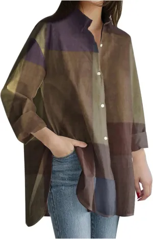 Linen Blouse Embroidered Shirt Summer Loose Hooded Top Womens Blouse Womens Blouses Long