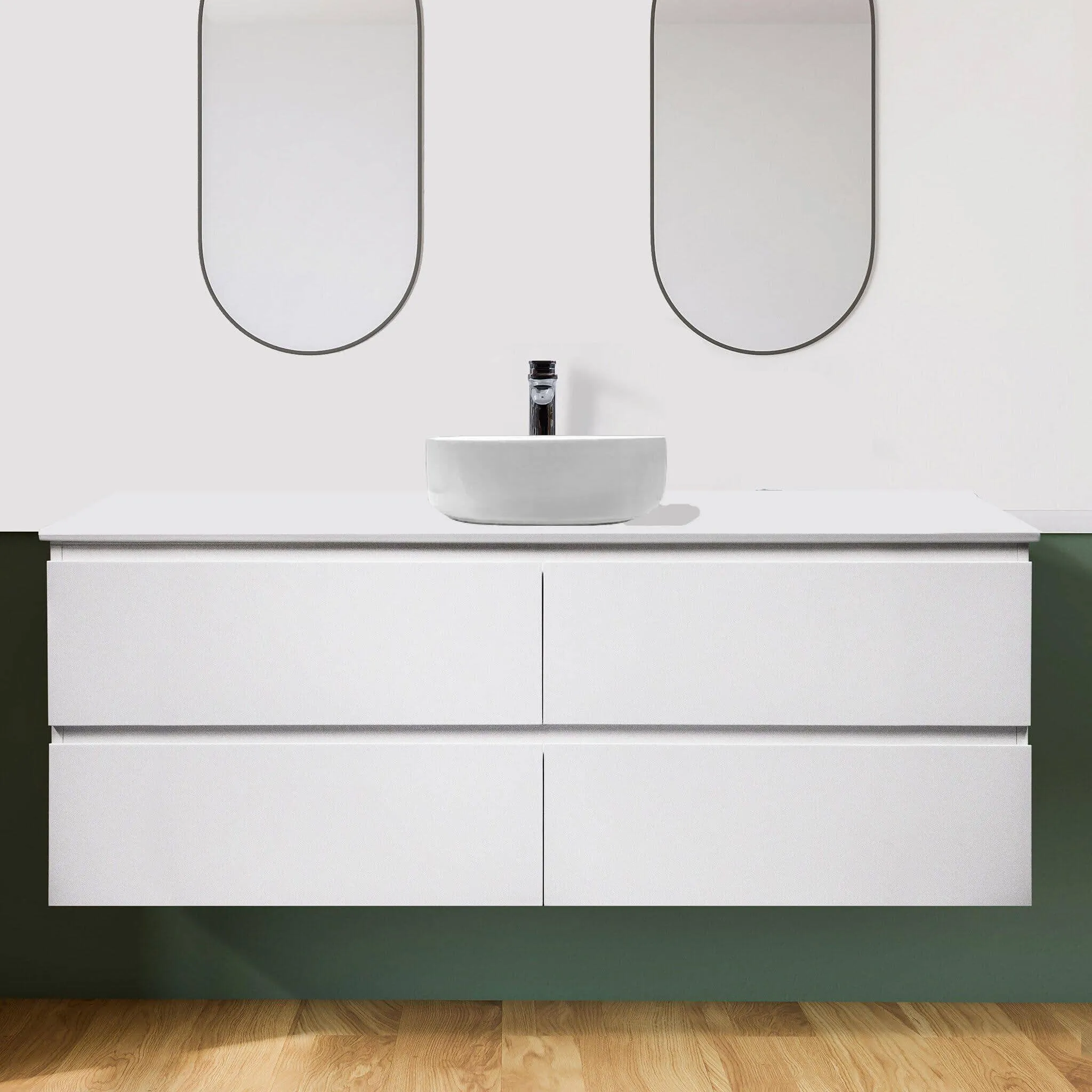 Mia 1500mm Wall Hung Vanity   Luxe Stone Top