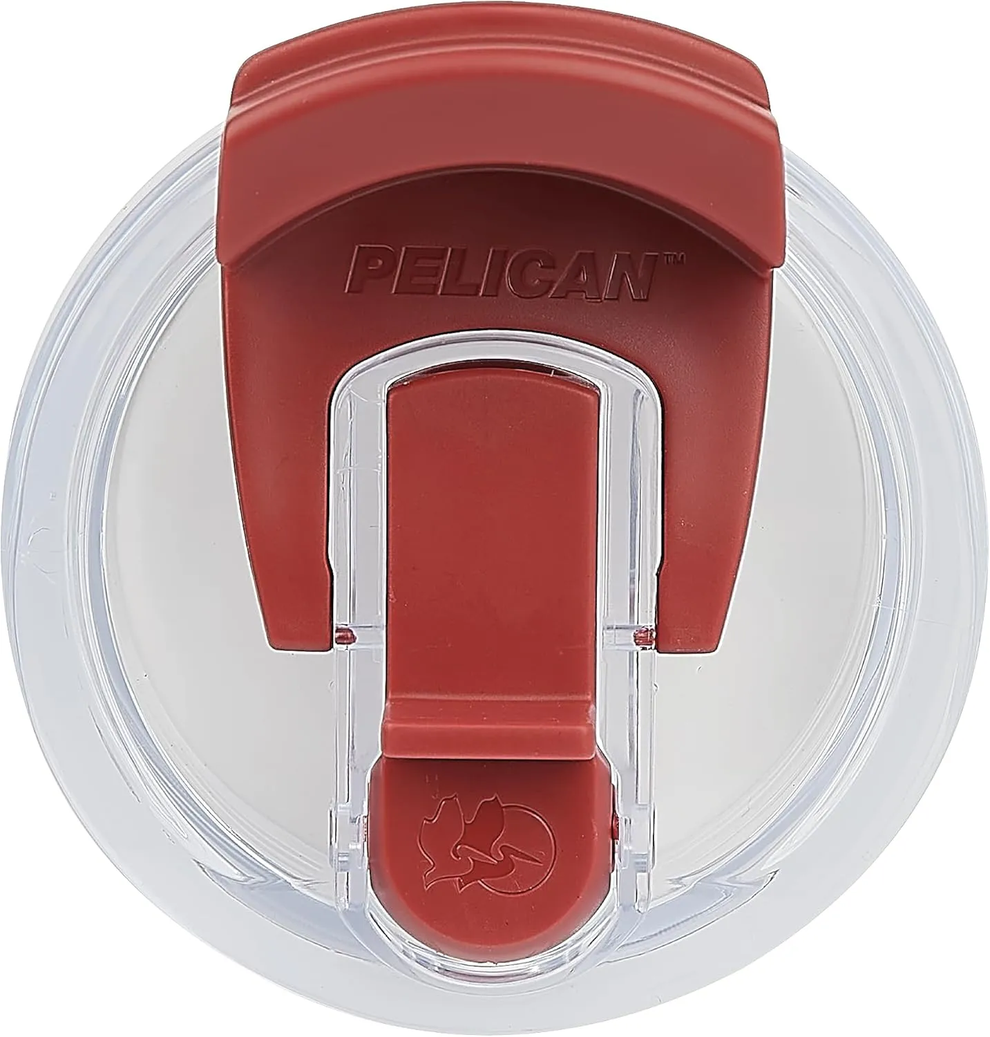 Pelican Hydration Pelican Traveler 22 oz Vacuum Insulated Tumbler - Stainless Steel Double Wall Travel with Dual Lid, Powder Coated Insulated Coffee Mug For Hot Cold Drinks, Brick