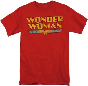 Popfunk DC Wonder Woman Logo Unisex Adult T Shirt