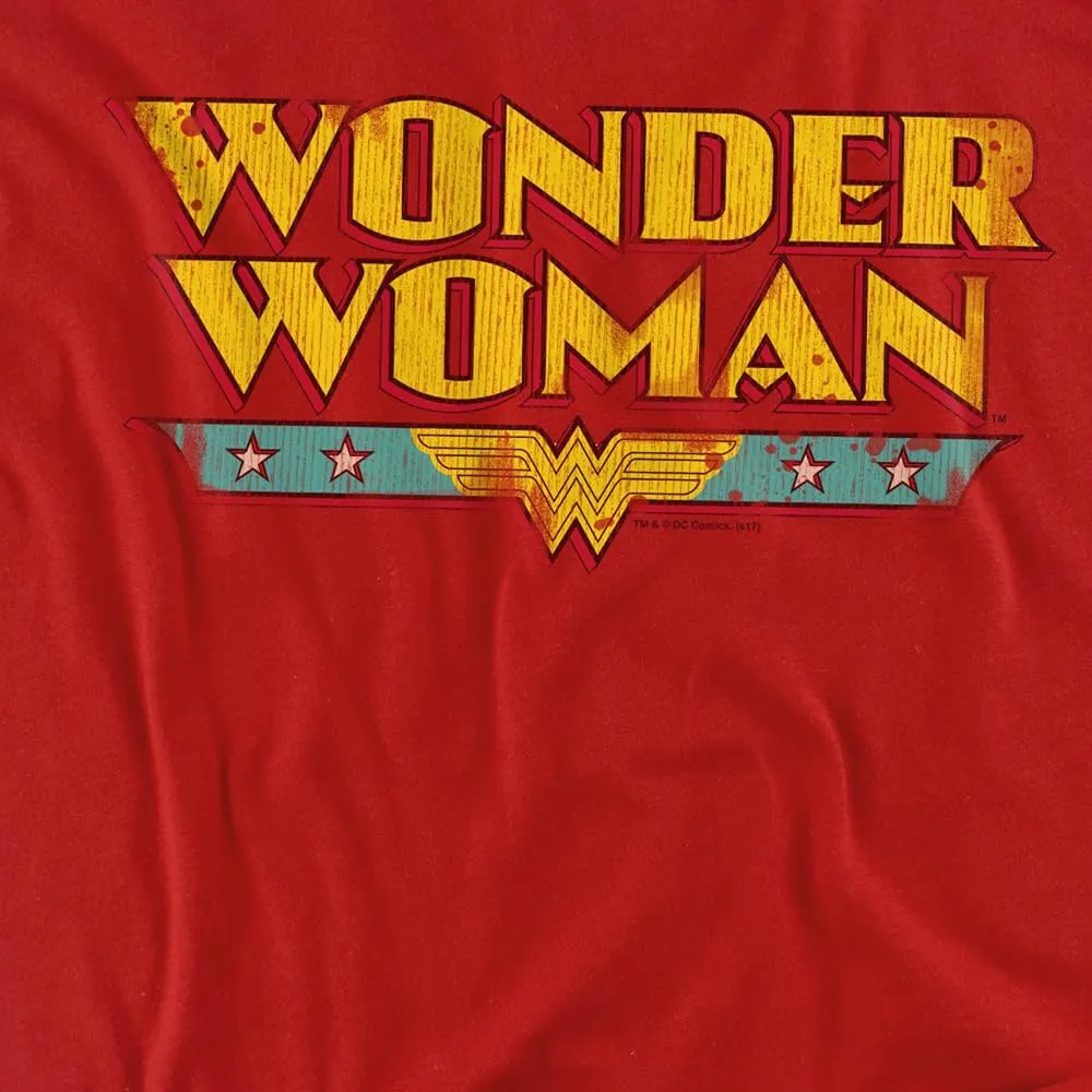 Popfunk DC Wonder Woman Logo Unisex Adult T Shirt