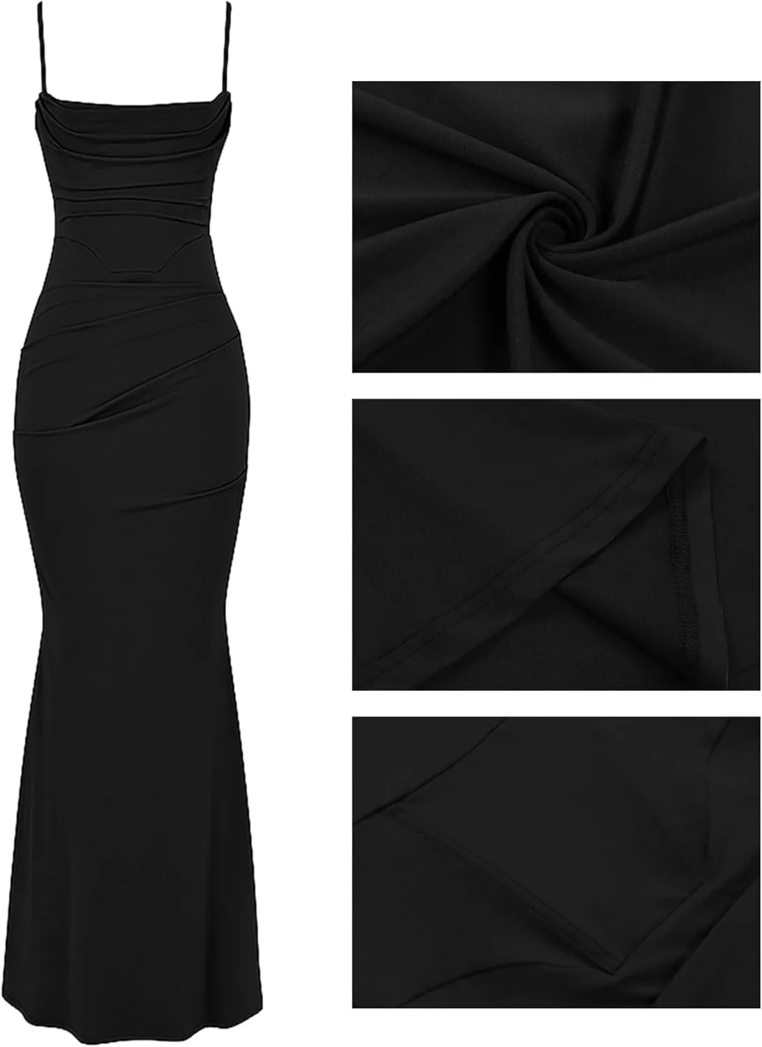 Women Sexy Backless Satin Maxi Dresses Spaghetti Strap Floral Print Dresses Slim Fit Elegant Night Party Outfits