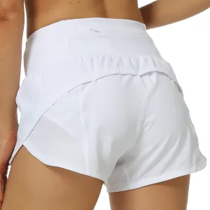 Women's Running Shorts Elastic High Waisted Quick Dry Sporty Workout Shorts Lightweight Athletic Yoga Shorts Liner