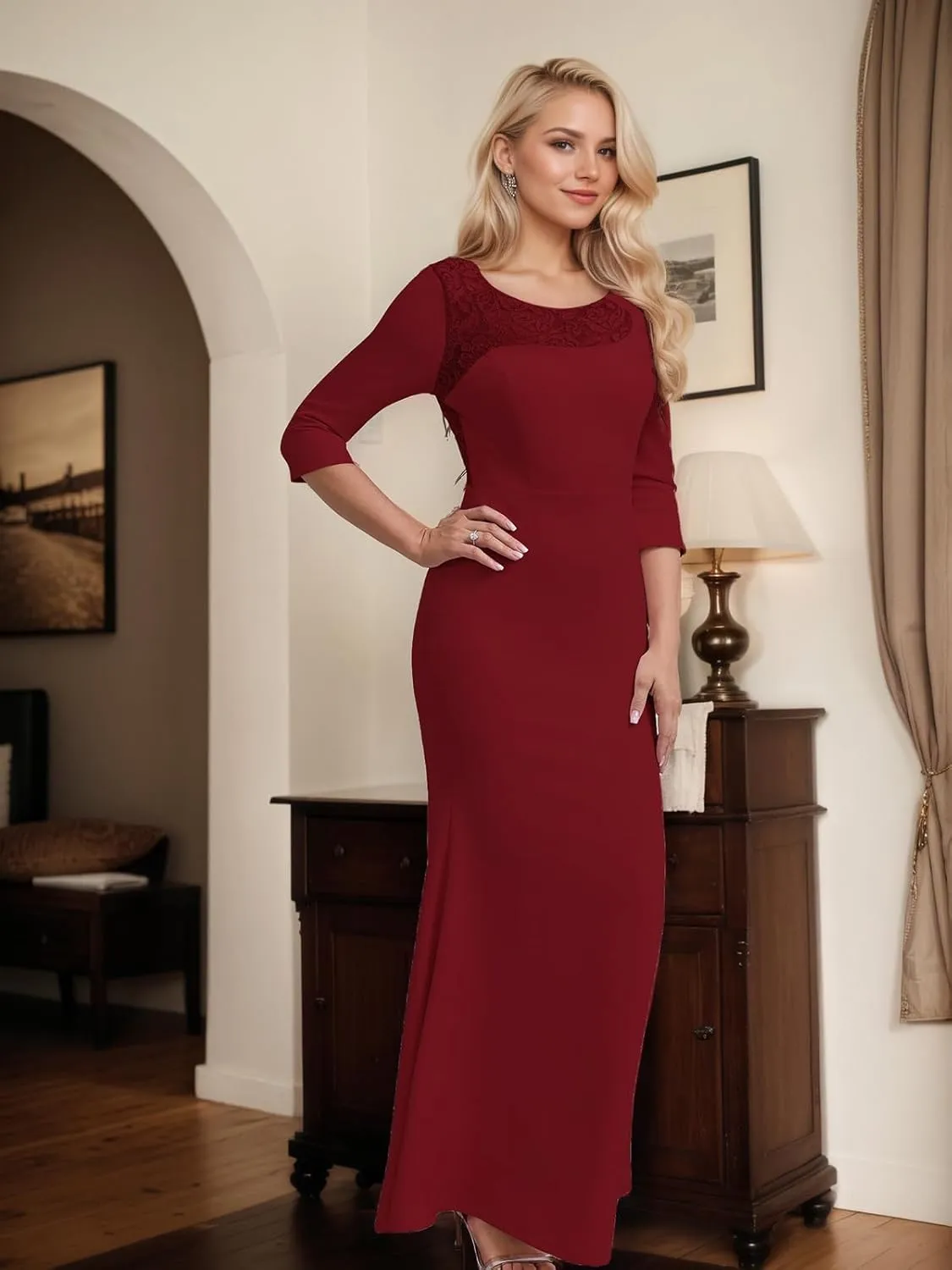 Women's Spring Formal Long Dress Halter Neck Velvet Sleeveless A-Line Maxi Gowns Wedding Guest Party Adult Prom Dresses
